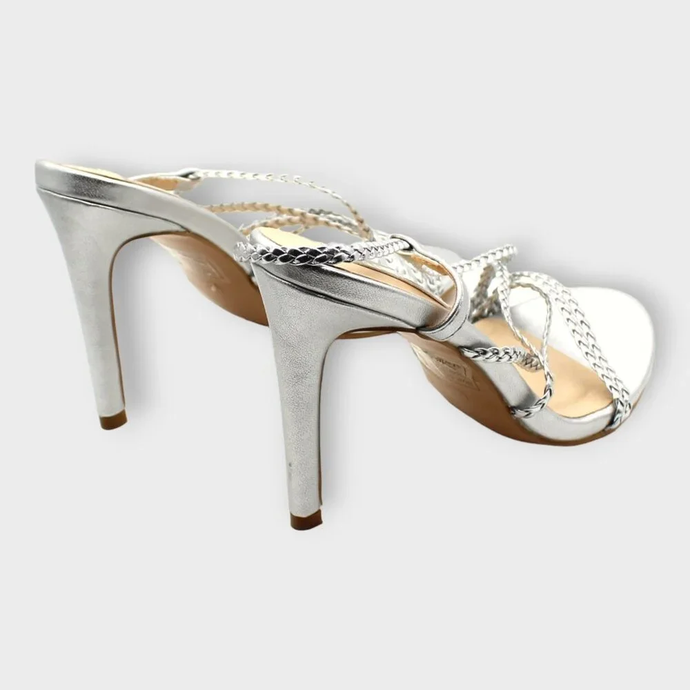 Olivia Miller Silver Pumps - Picture 6 of 8